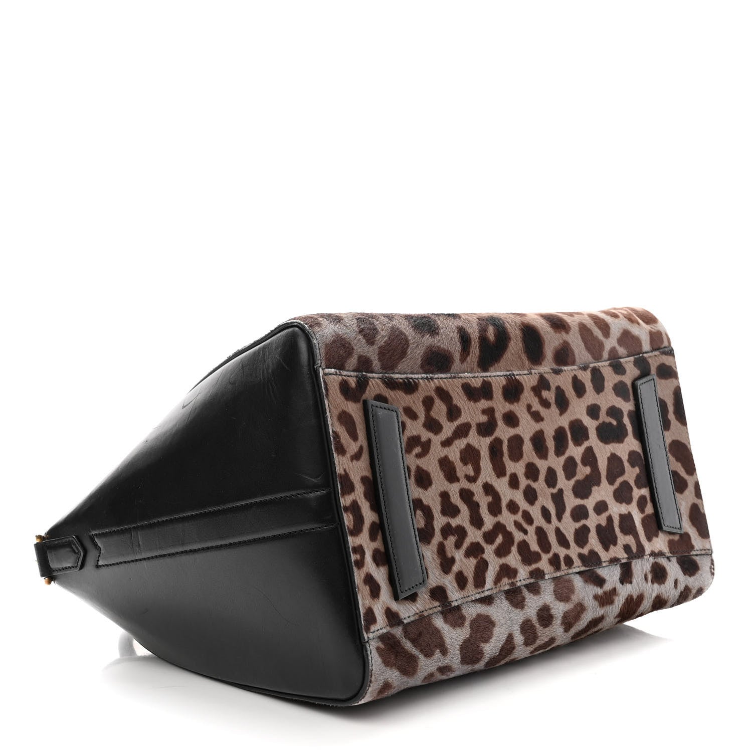 Givenchy Pony Hair Smooth Calfskin Leopard Print Antigona Black 4 of 13