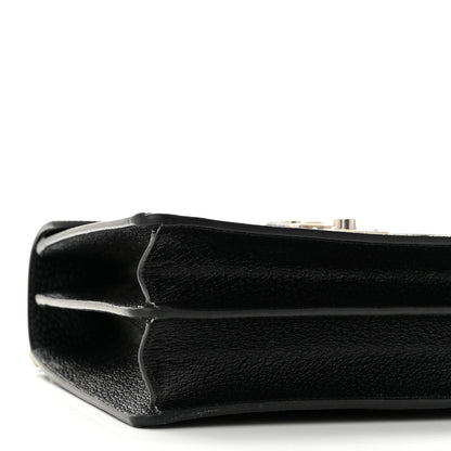 Gucci X BALENCIAGA BB Supreme Monogram Web Small Top Handle Bag Black 9 of 10