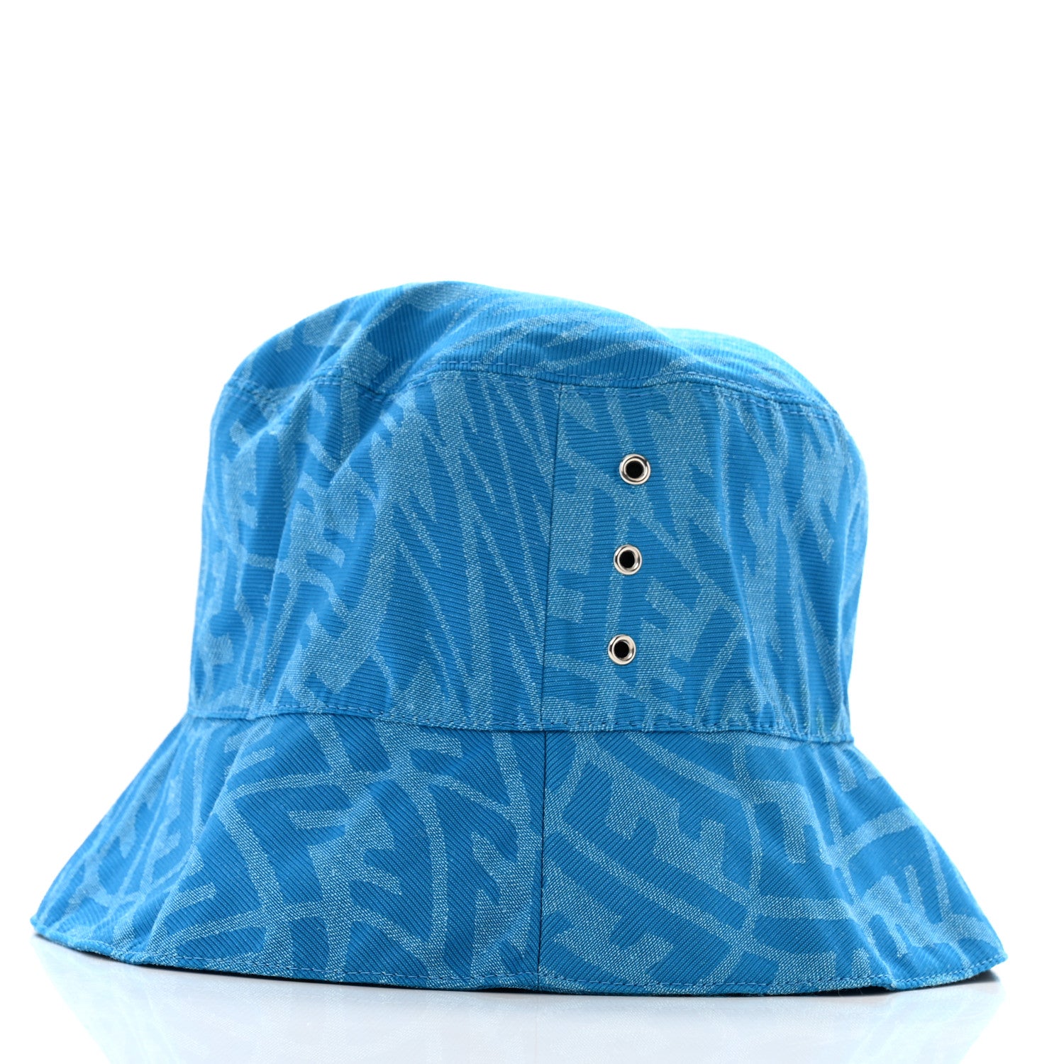 Fendi X SARA COLEMAN Canvas FF Vertigo Bucket Hat L Turquoise 5 of 8