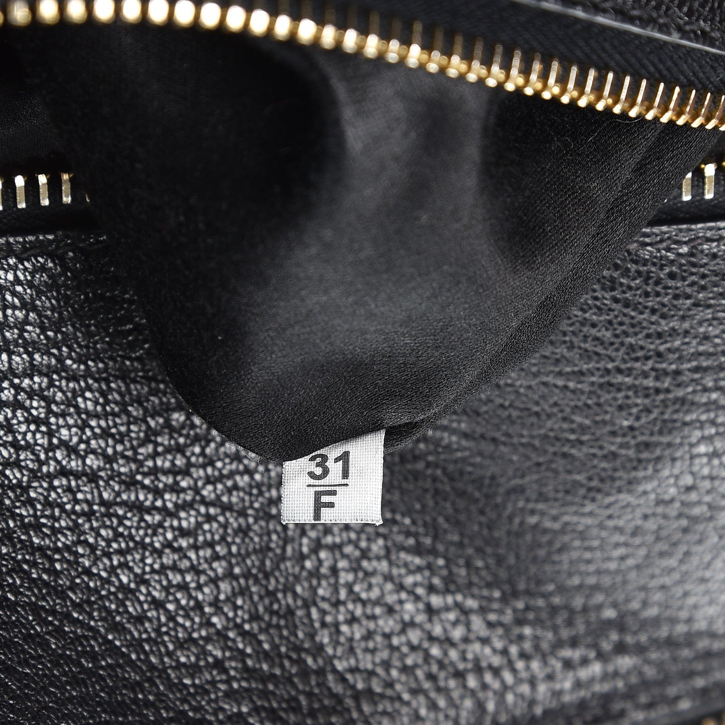 Goatskin Madras Zip Tote Nero Black