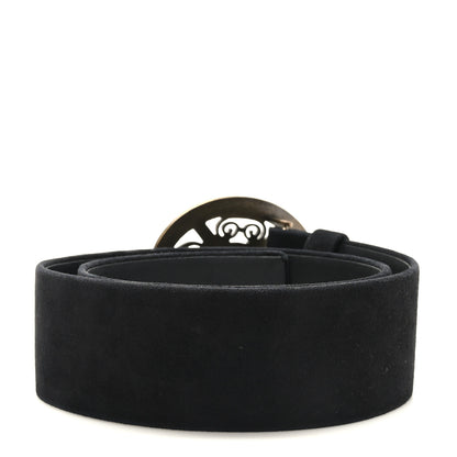Chanel Suede CC Belt 85 34 Black 2 of 8