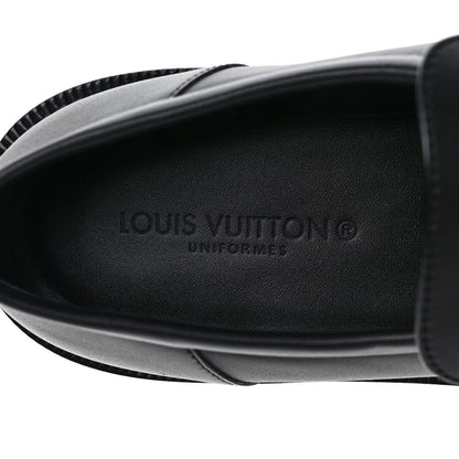 Louis Vuitton Calfskin Oversized Chain Academy Loafers 39.5 Black 7 of 7