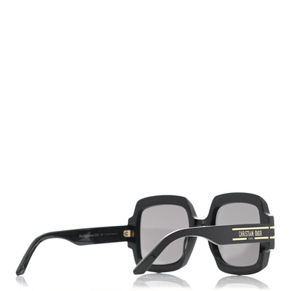 Christian Dior Acetate Diorsignature S1U Square Sunglasses Black 4 of 7