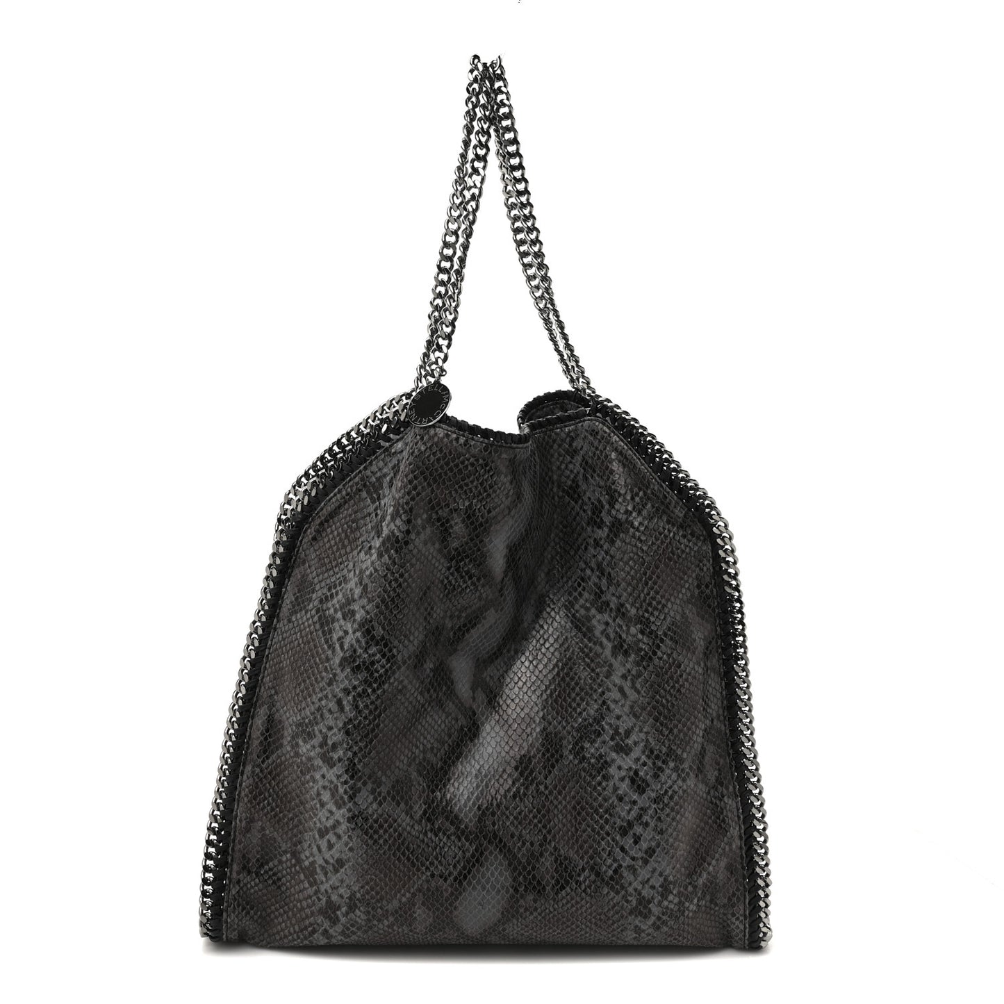 Eco Python Big Falabella Hobo Dark Grey