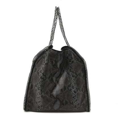 Stella McCartney Eco Python Big Falabella Hobo Dark Grey 1 of 11
