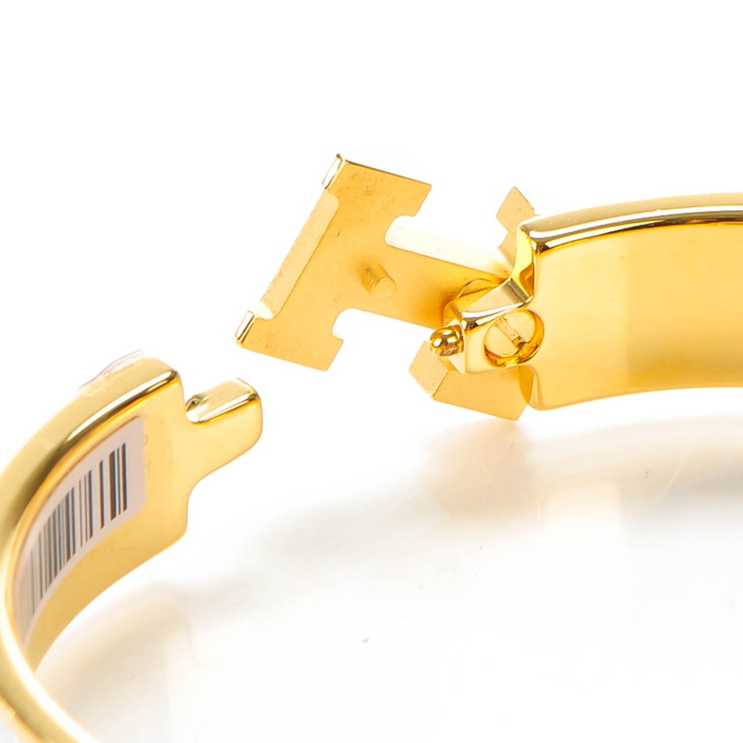 Hermes Enamel Narrow Clic Clac H Bracelet PM White 7 of 8