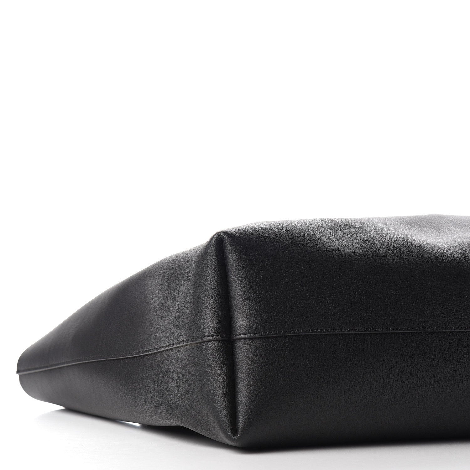 Saint Laurent Calfskin Large Shopping Tote Black 8 of 10