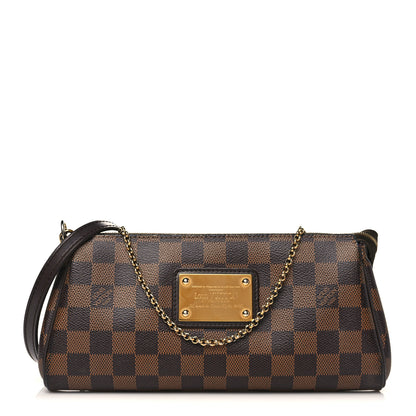 Louis Vuitton Damier Ebene Eva Clutch 1 of 8