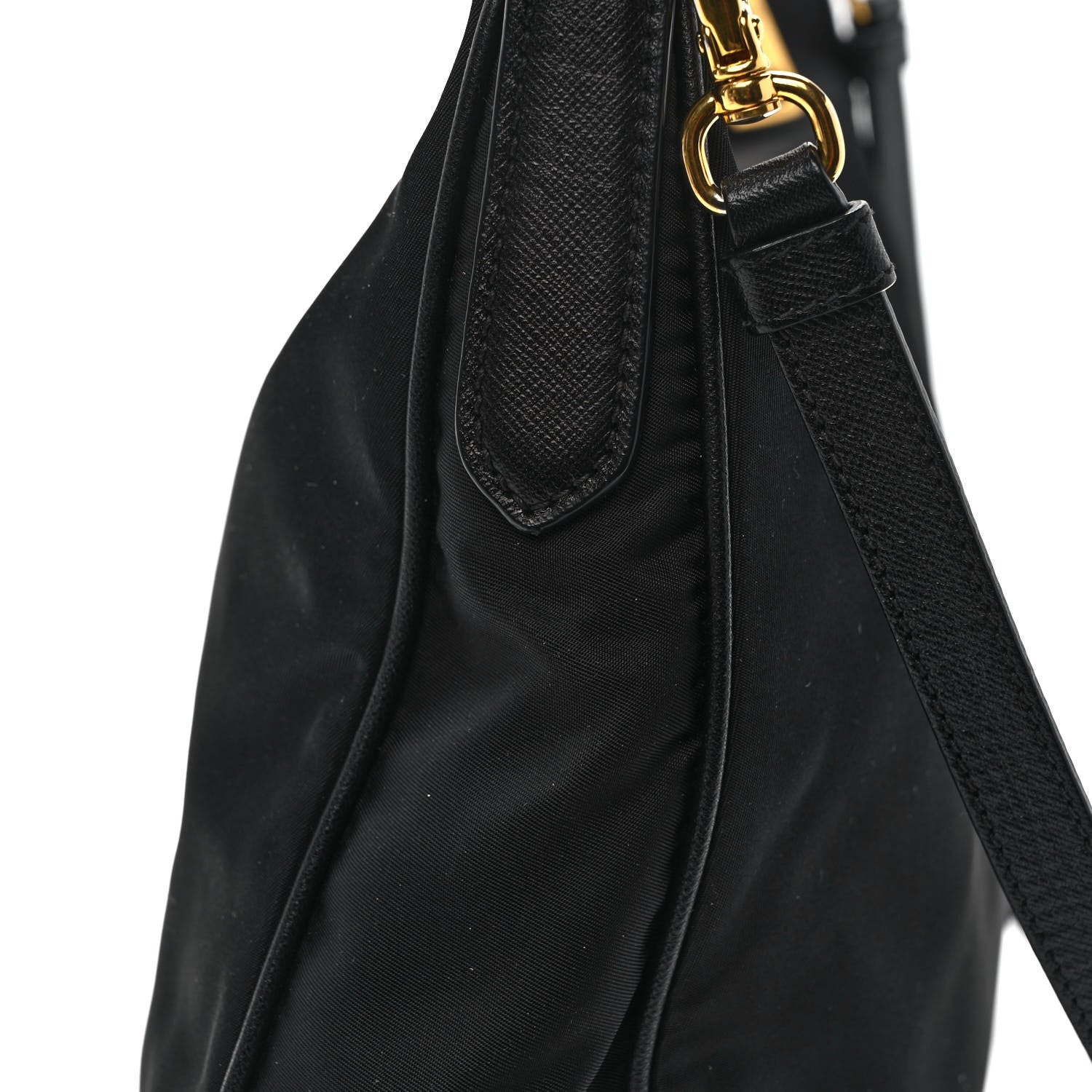Prada Tessuto Nylon Shoulder Bag Black 10 of 10