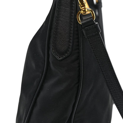 Prada Tessuto Nylon Shoulder Bag Black 10 of 10