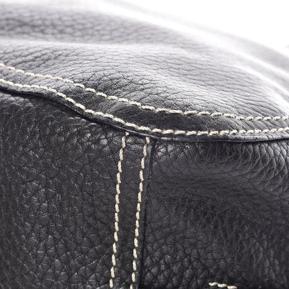 Prada Vitello Daino Hobo Black 11 of 12