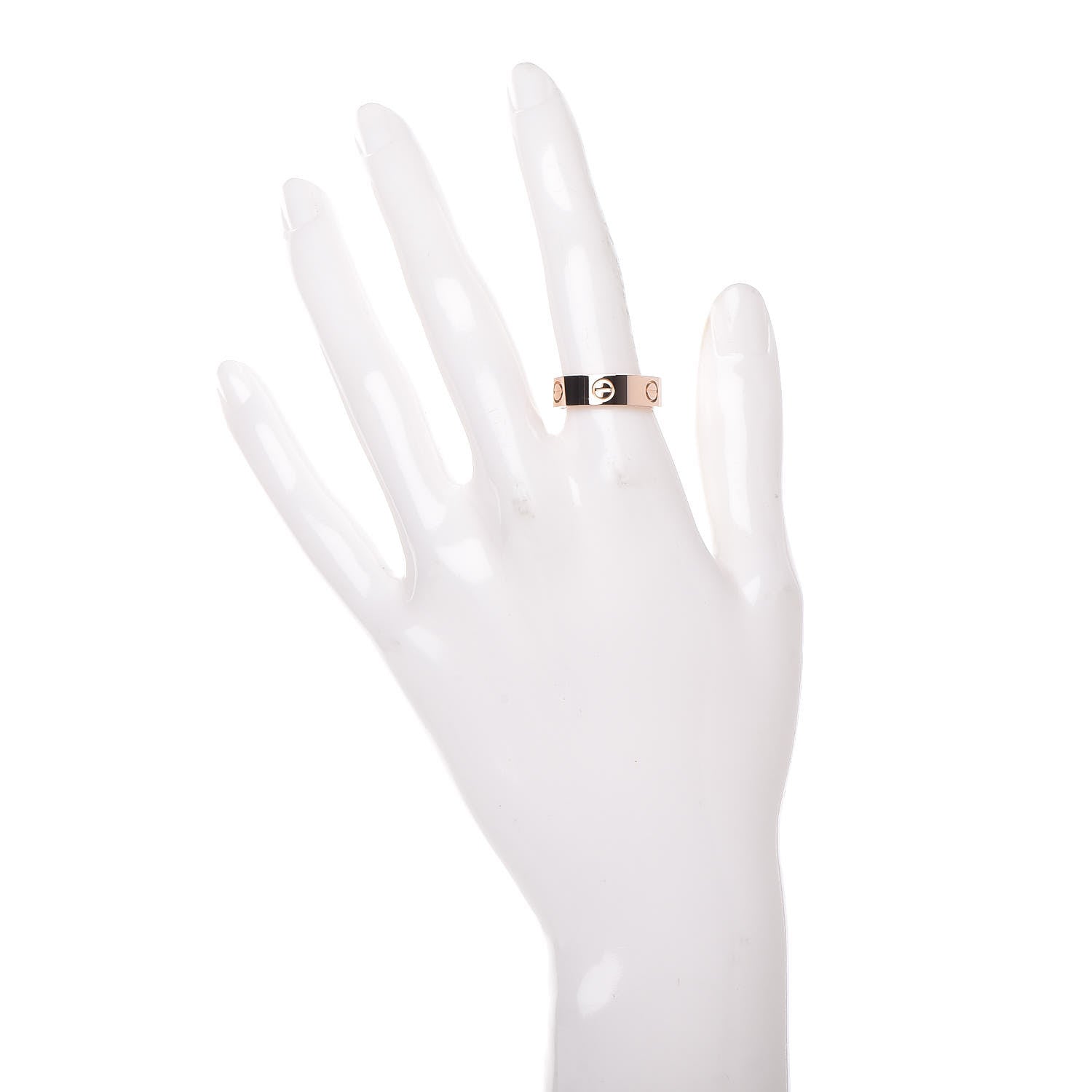Cartier 18K Pink Gold 5.5mm LOVE Ring 54 6.75 2 of 5