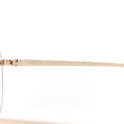 Chanel Titanium CC Pilot Aviator Sunglasses 4272-T Gold 6 of 8