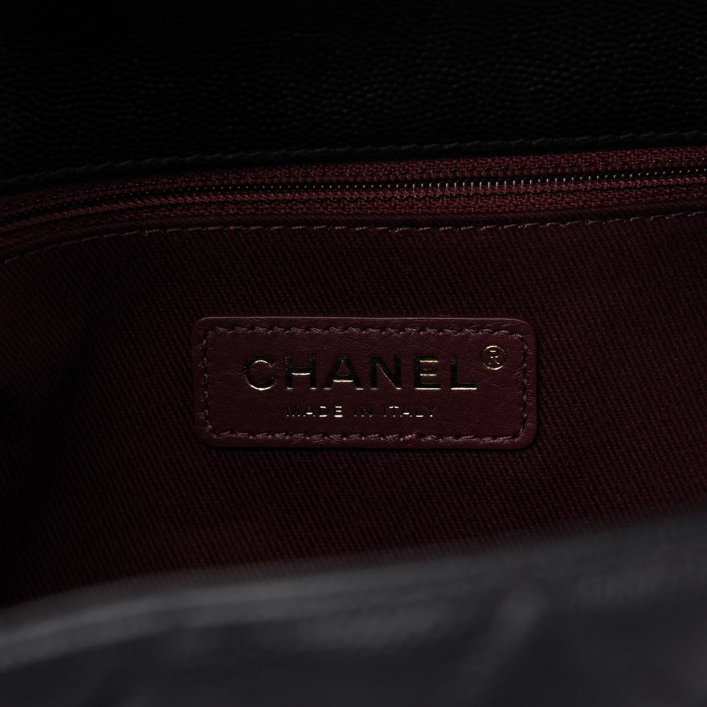 Caviar Quilted Small Coco Handle Flap Black