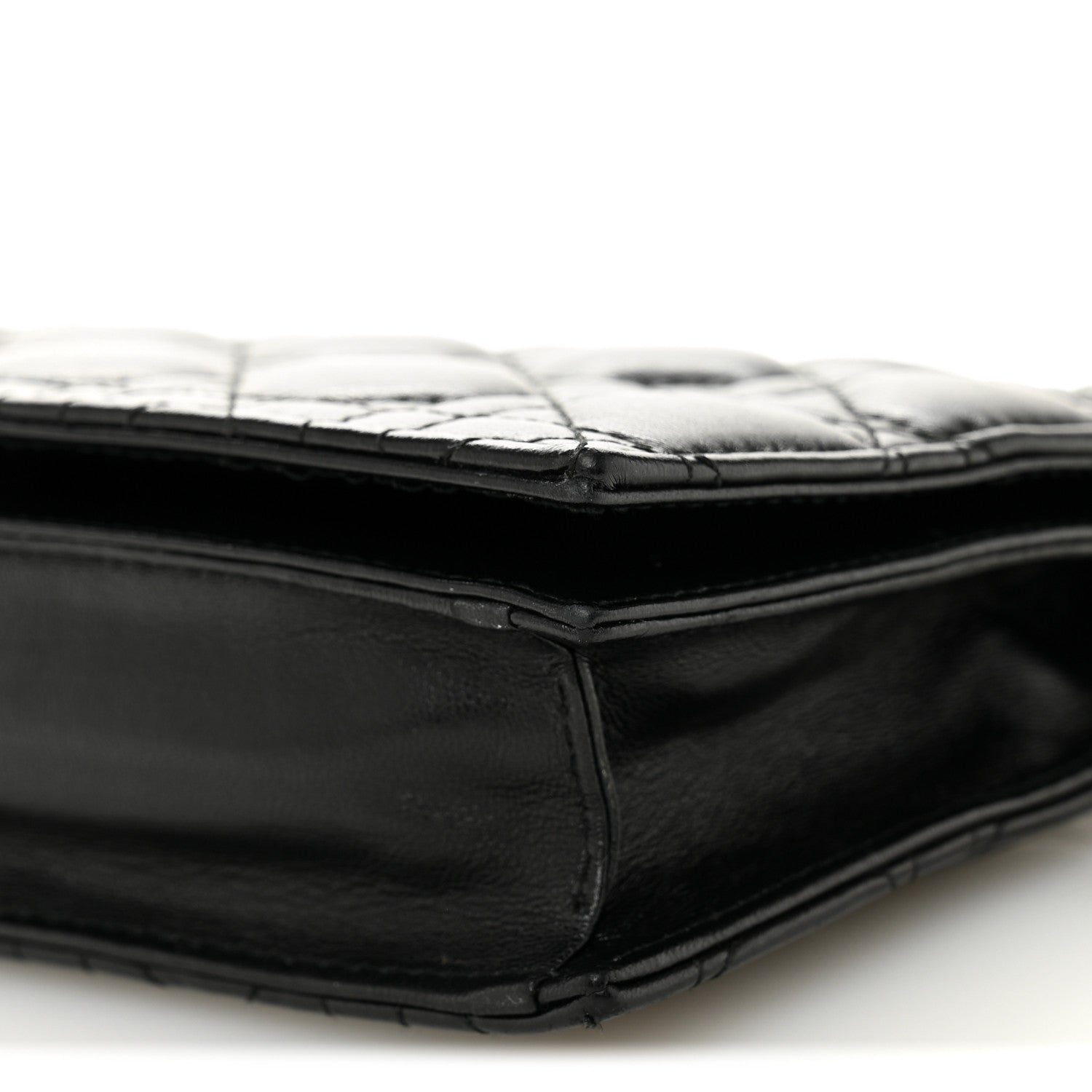 Christian Dior Lambskin Cannage Lady Dior Convertible Clutch Black 9 of 9