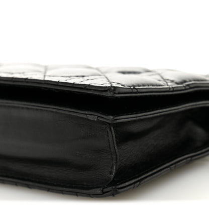 Christian Dior Lambskin Cannage Lady Dior Convertible Clutch Black 9 of 9