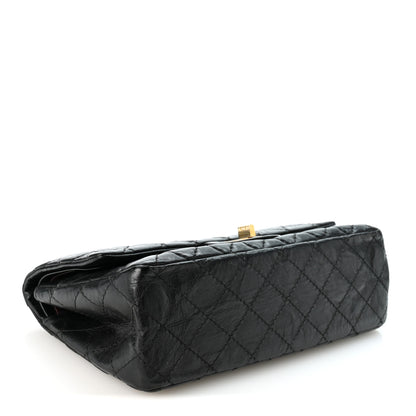 Chanel Aged Calfskin Quilted 2.55 Reissue 225 Flap Black 4 of 10