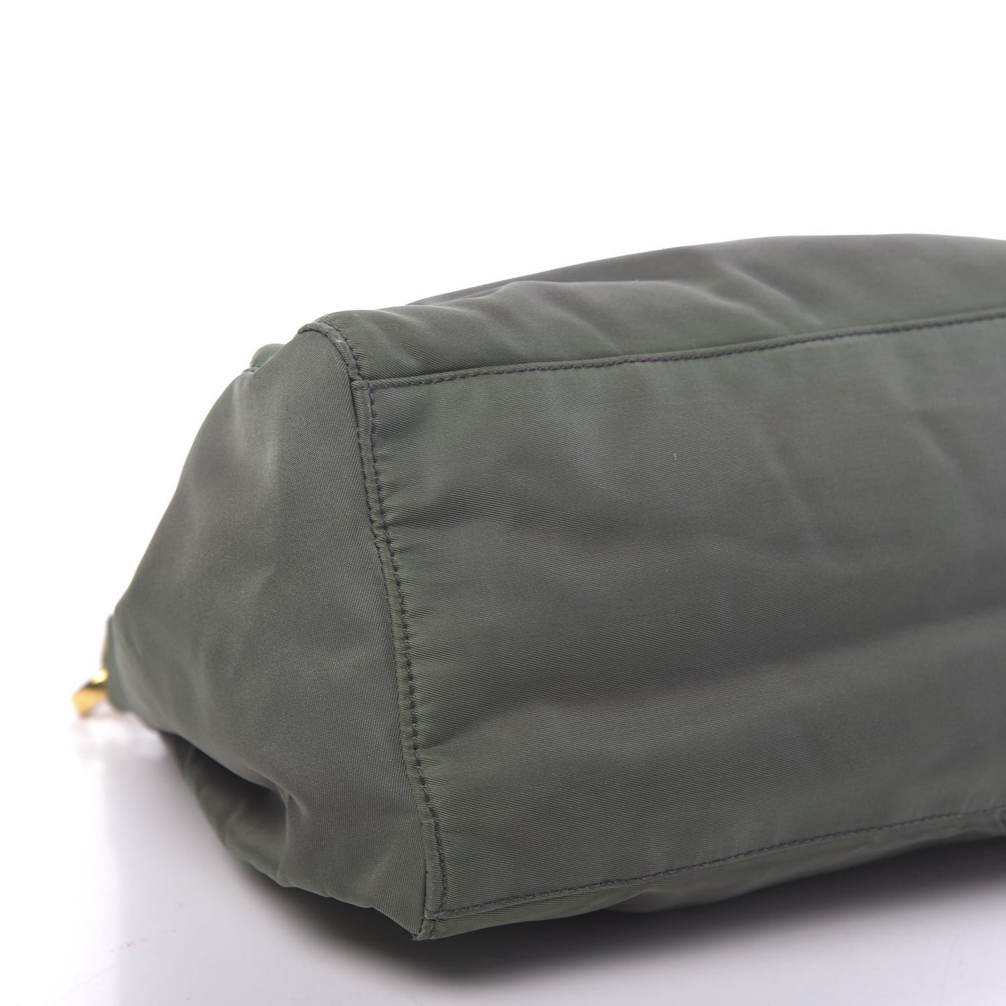 Tessuto Nylon Bow Shoulder Bag Green