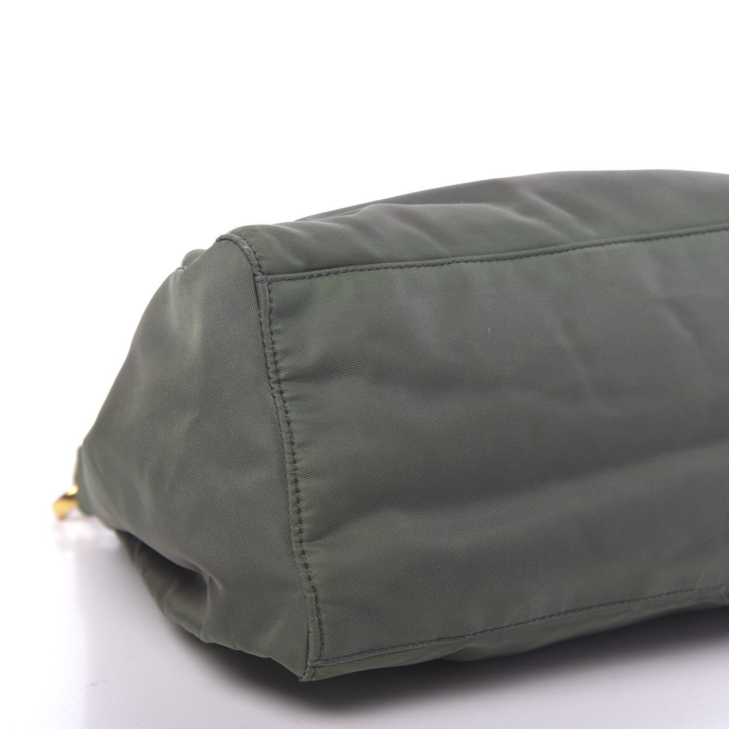 Prada Tessuto Nylon Bow Shoulder Bag Green 15 of 16