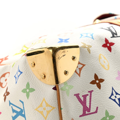 Louis Vuitton Monogram Multicolor Keepall 45 White 10 of 19