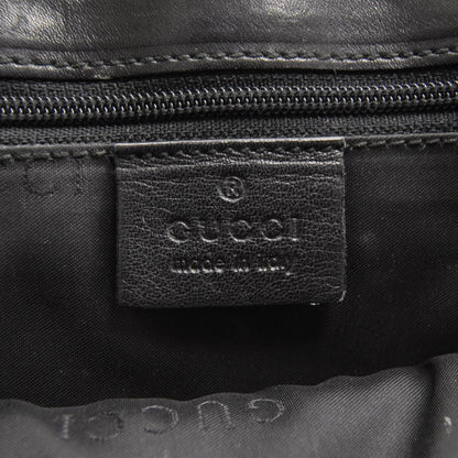 Gucci Leather Chain Small Flap Bag Black 7 of 8