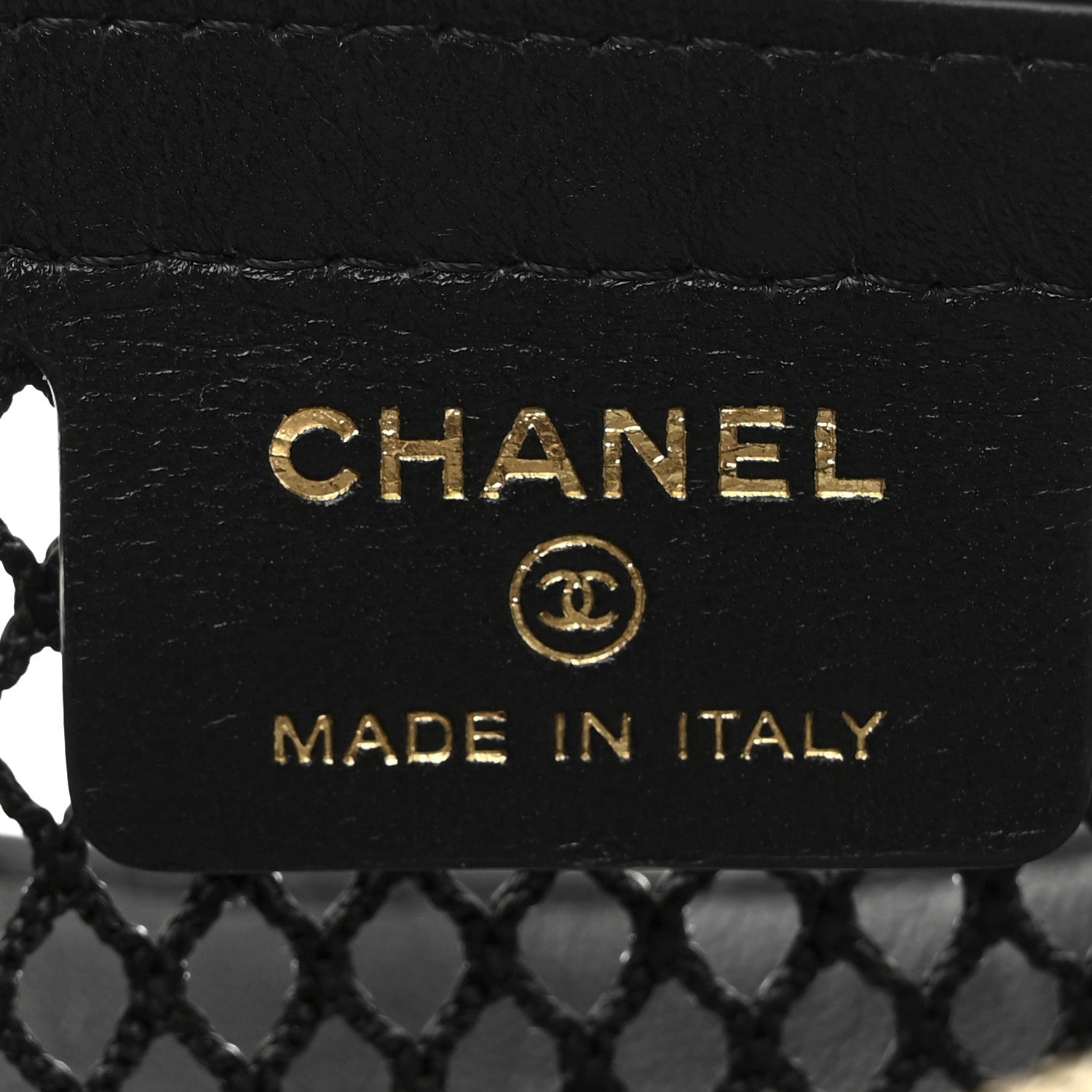 Chanel Mesh Shiny Lambskin Chain Hobo Black 7 of 11