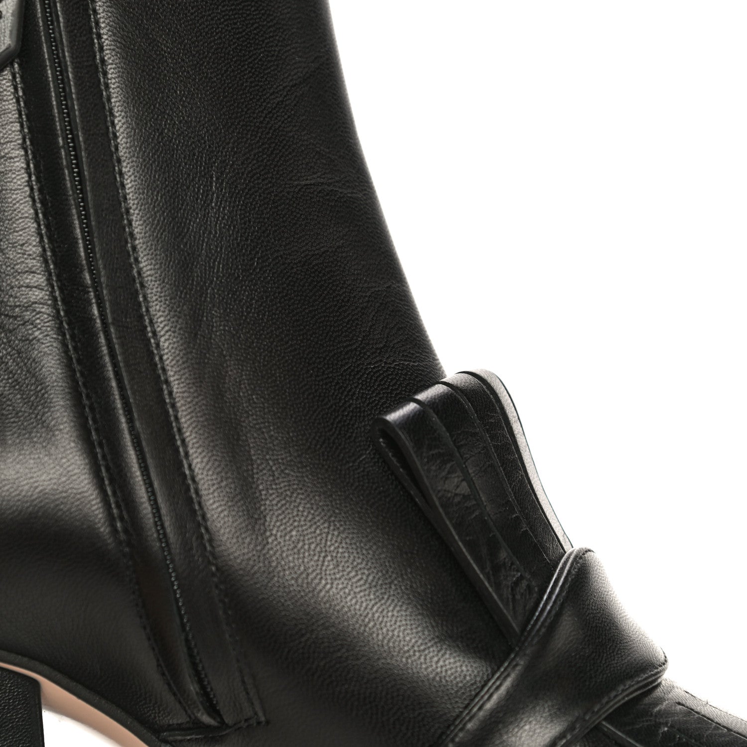 Gucci Malaga Kid GG Marmont Fringe 75mm Ankle Boots 36.5 Black 19 of 23