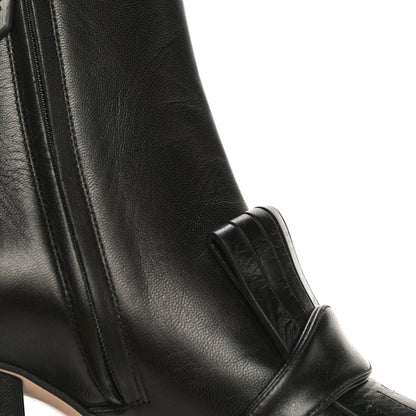 Gucci Malaga Kid GG Marmont Fringe 75mm Ankle Boots 36.5 Black 19 of 23