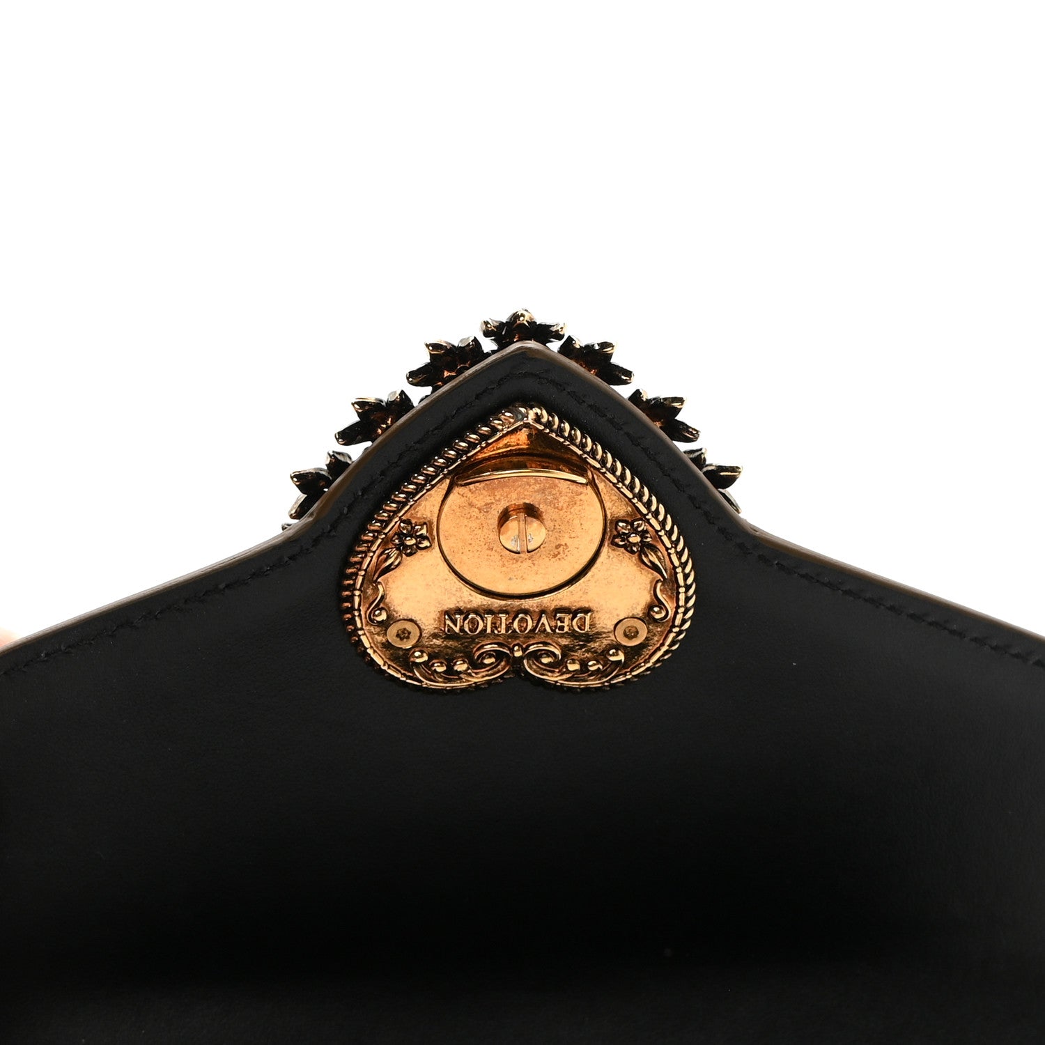 Dolce & Gabbana Metallic Agnello Vitello Devotion Belt Bag Bronze 16 of 16