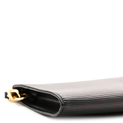 Louis Vuitton Epi Pochette Accessories 24 Black 9 of 10