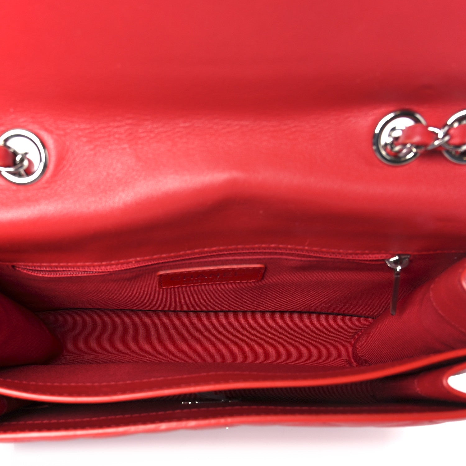 Chanel Caviar Quilted Small CC Box Top Flap Red 5 of 11
