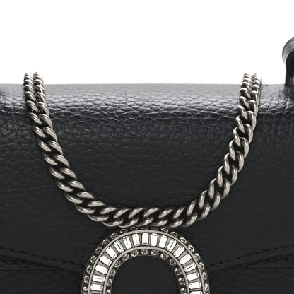 Gucci Dollar Calfskin Crystal Mini Dionysus Top Handle Bag Black Crystal 8 of 11