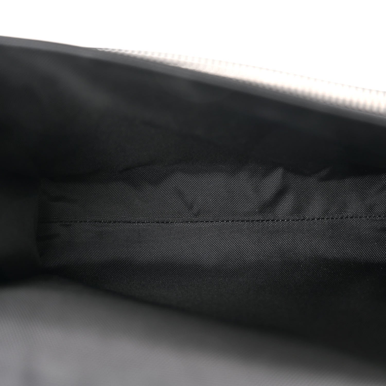 Celine Cotton Gabardine Logo Print Messenger Bag Black 5 of 10