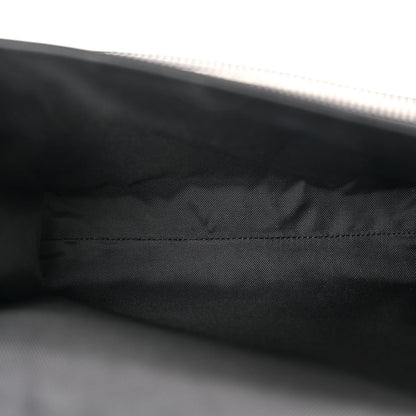 Celine Cotton Gabardine Logo Print Messenger Bag Black 5 of 10