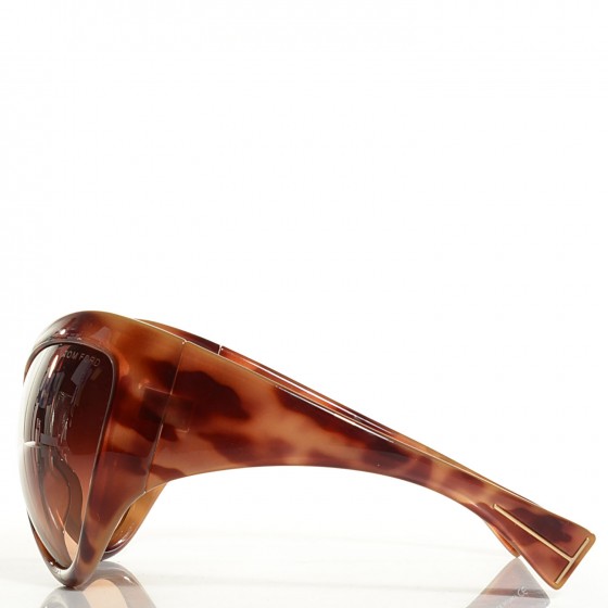 Tom Ford Daphne Oversized Sunglasses FT0219 Pearl Havana 3 of 10