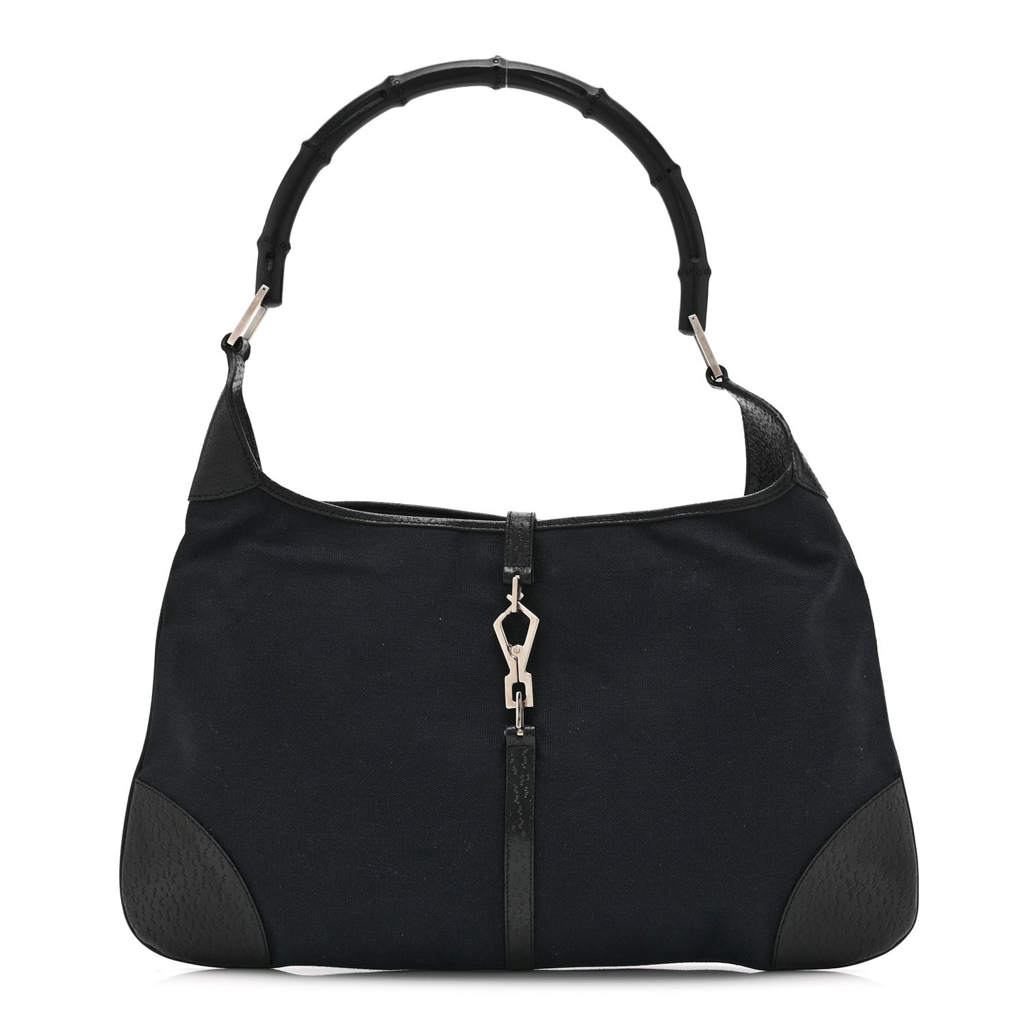 Canvas Small Jackie O Hobo Black