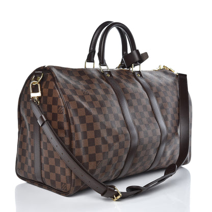 Louis Vuitton Damier Ebene Keepall Bandouliere 45 3 of 7