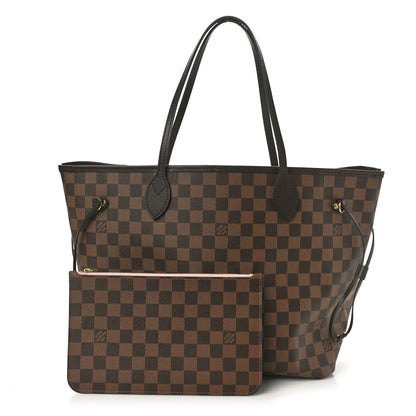 Louis Vuitton Damier Ebene Neo Neverfull MM Rose Ballerine 3 of 10