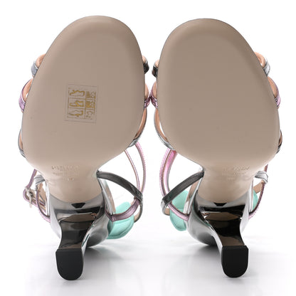 Fendi Metallic Colibri 85mm Strappy Sandals 38 5 of 8