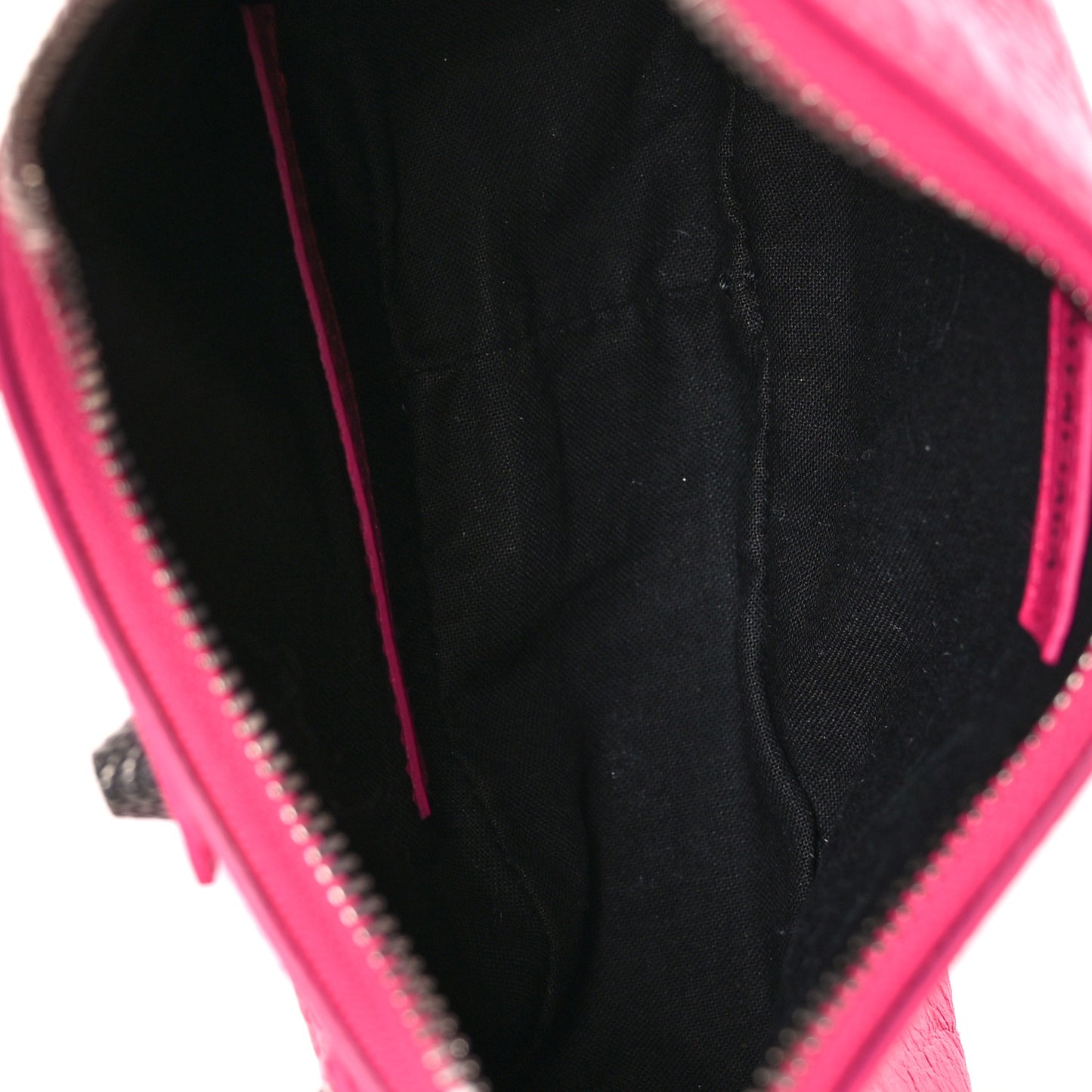 Agneau Arena Le Cagole Shoulder Bag XS Hot Pink