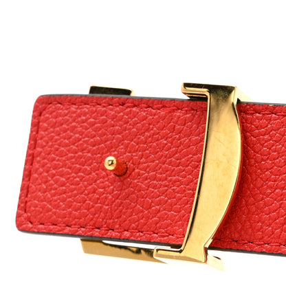 Louis Vuitton Monogram 30mm LV Initiales Reversible Belt 90 36 Coquelicot 7 of 10