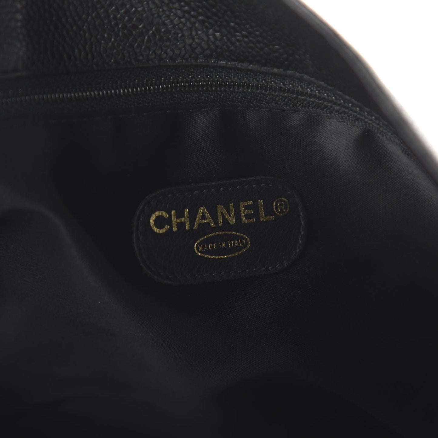 Caviar CC Shoulder Bag Black
