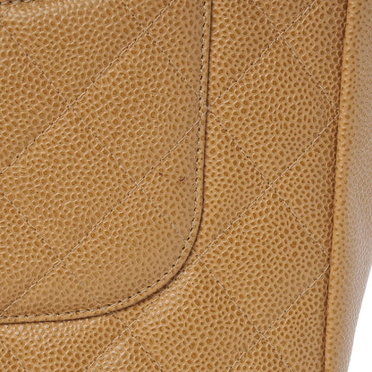 Chanel Caviar Quilted Petit Shopping Tote PST Beige 11 of 11