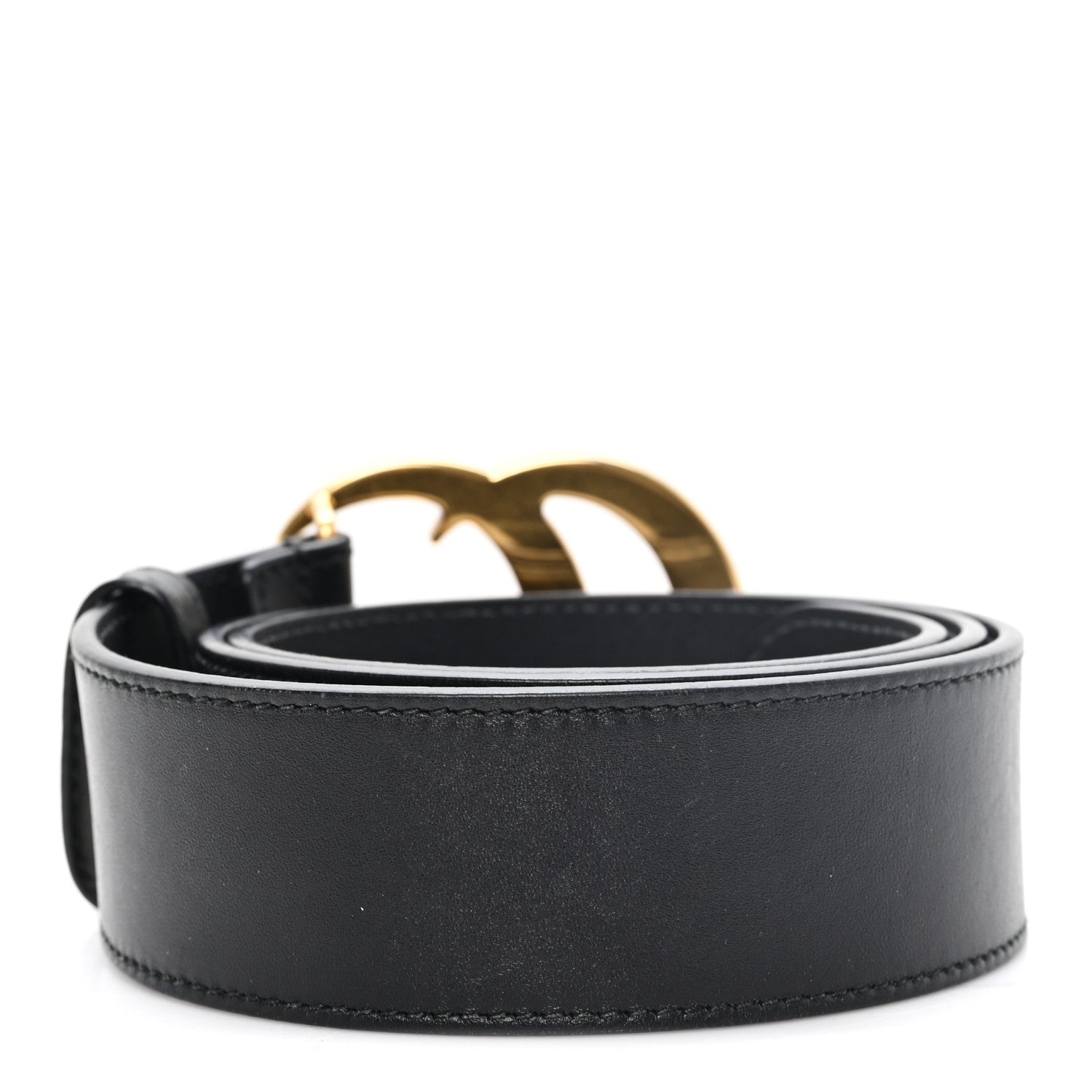 Gucci Calfskin Double G 40mm Belt 75 30 Black 2 of 4