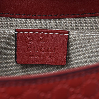 Gucci Microguccissima Medium Emily Chain Shoulder Bag Red 7 of 8