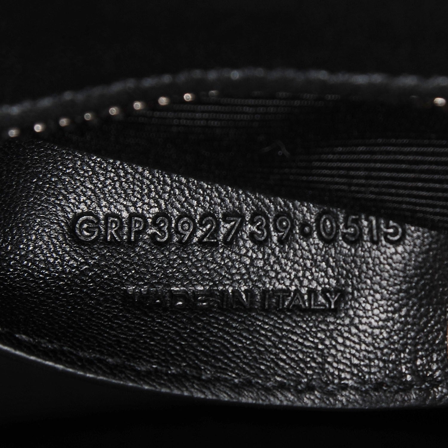 Saint Laurent Sheepskin Matelasse Chevron Large Classic Monogram Shopper Black 8 of 8