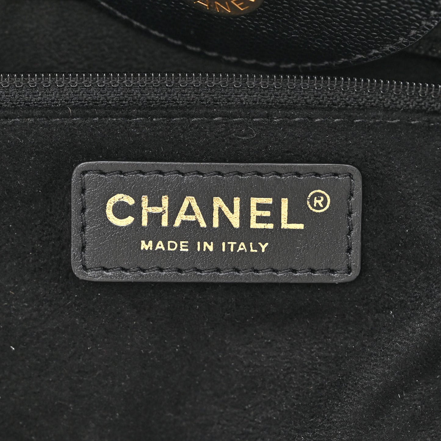 Caviar Small Studded Deauville Tote Black