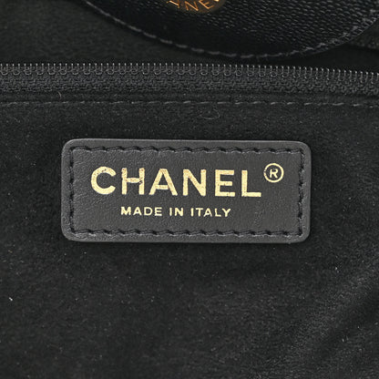 Chanel Caviar Small Studded Deauville Tote Black 6 of 14