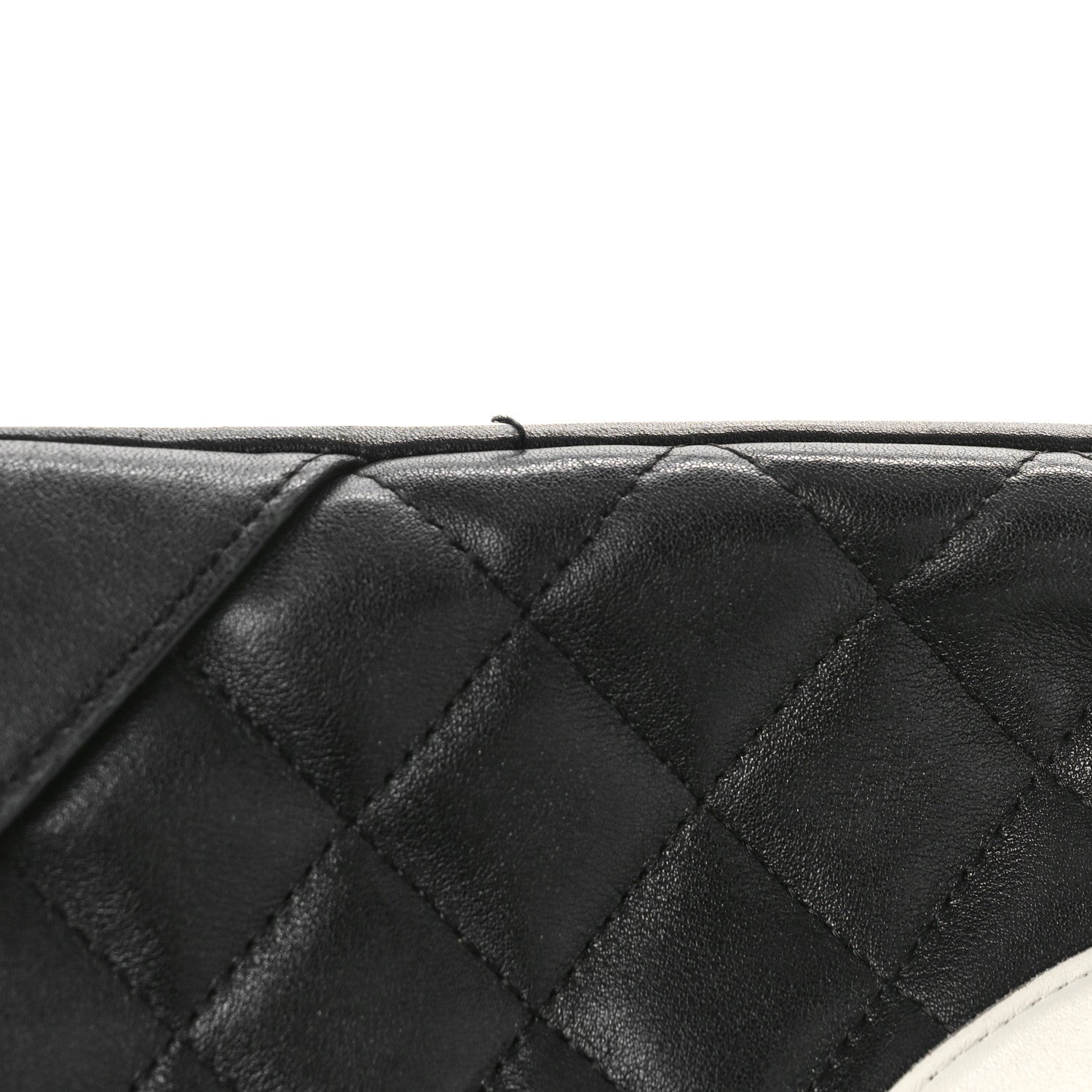 Chanel Calfskin Quilted Medium Cambon Tote Black White 10 of 10