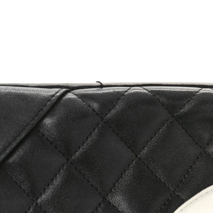 Chanel Calfskin Quilted Medium Cambon Tote Black White 10 of 10